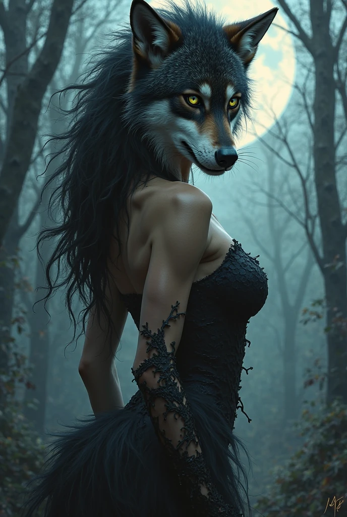 Sexy female werewolf 