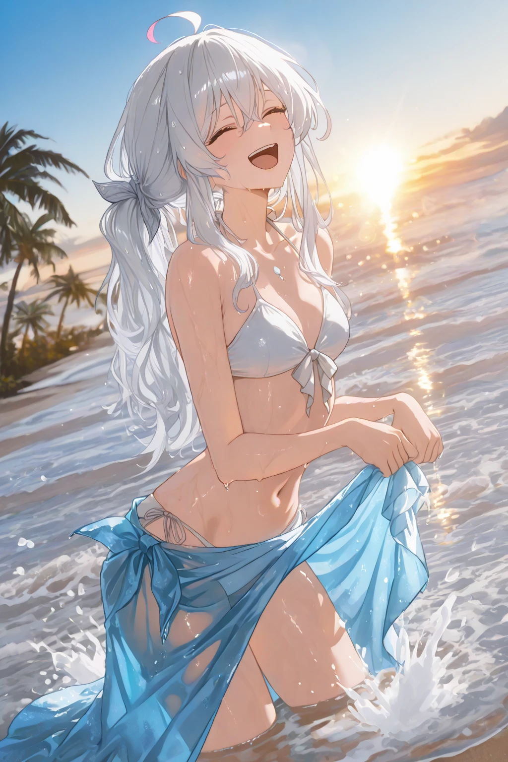 (masterpiece, best quality:1.2), 1girl, solo,standing_split, full
A beautiful noblewoman, in a gorgeous evening gown, dancing by the sea, the moon shining brightly, a dreamy scene