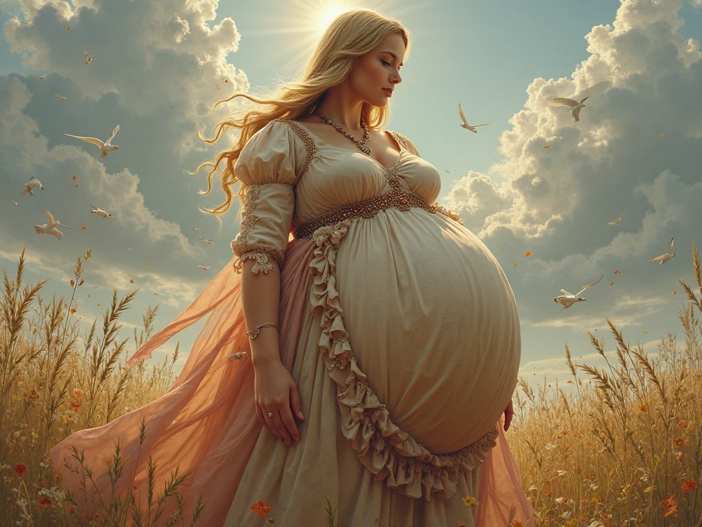 Daenerys Targaryen pregnant belly
