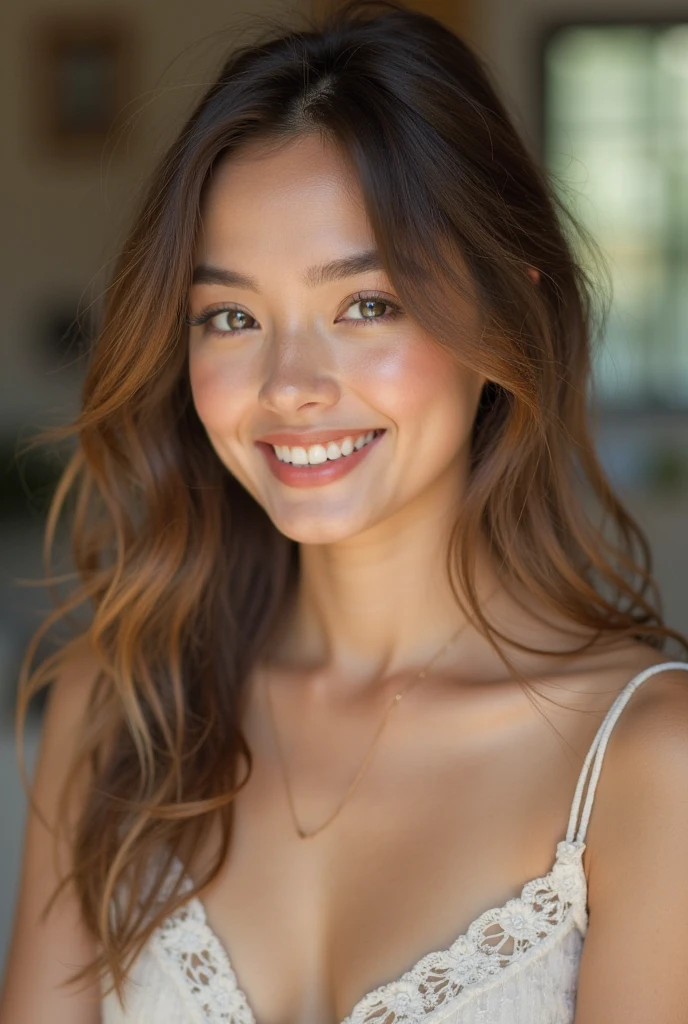 14歳 , Linda, face perfect, gorgeous face, beautiful smiling, with red background 
