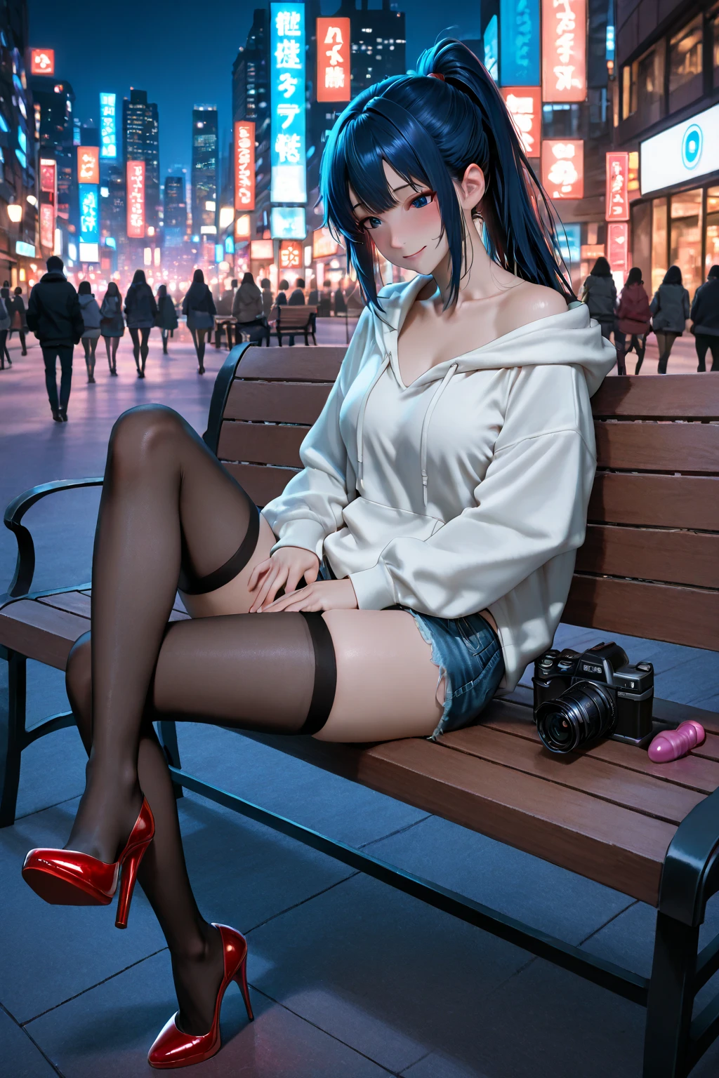 1girl,2girl,3girl, long brownlblack hair,chibi, cum,wearing black jacket, masterpiece, ultra realistic, best quality, Full HD, 2hand up,Tokyo street background, missionary vaginal, close up, creampie, tanlines, stockings, wearing shirt, spreading legs, legs up, facial, pov,((childhood)),(hand touching hair).cum jacket,cum face,cum on hair,cum on mouth,sperm in down,wet body