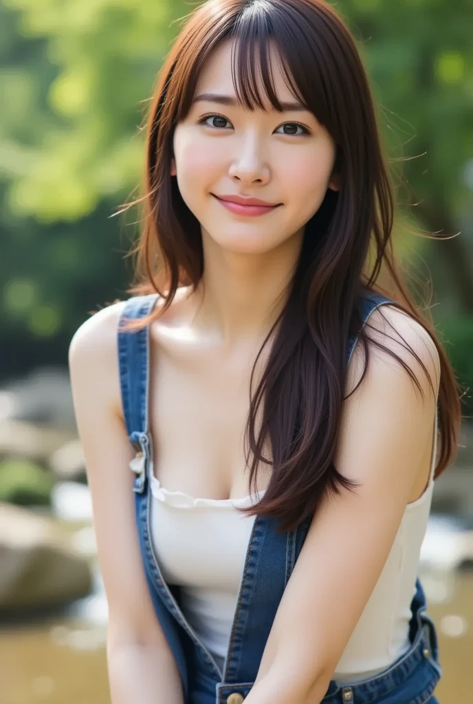 ((8K、RAW photography、top-quality、tmasterpiece)、(hentail realism)、(top-quality)、(Best shadows)、(The best illustrations)、20yr old，soloist、Smart Beauty、The whole picture、Detailed face、perfectly proportions、Raw feet、Highest texture、 female big ，Goddess with  、Clear skin、fashion hair、Date her、A smile、 Hair fluttering in the wind、Cool and cute， photore
