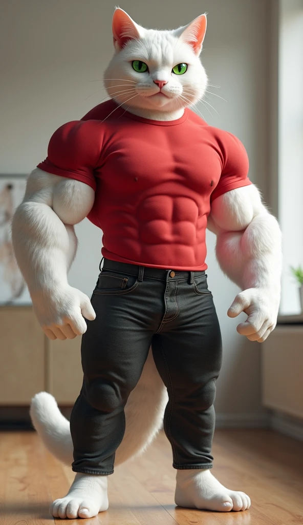 8K,best qualtiy,tmasterpiece:1.2),(realisticlying,realisticlying:1.37),ultra - detailed,best qualtiy,超高分辨率,profesional lighting,photon maping,Radio City,physically-based renderingt,cinmatic lighting,Wolf-headed beast muscle man in a vest,Silver hair all over the body,vests,shorter pants,musculature,strength,whair,centered composition