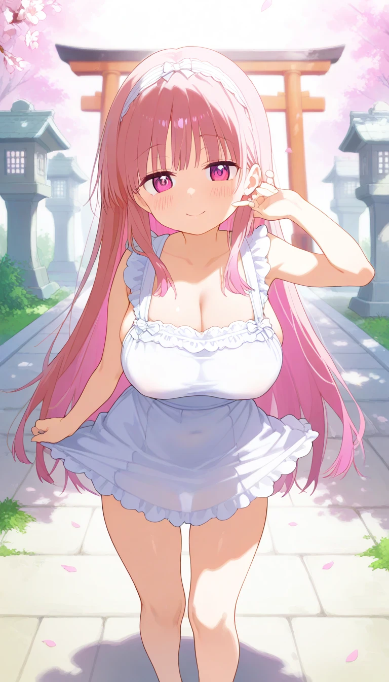 (Highest quality,8k,32K,masterpiece,Ultra-high resolution :1.2 ),born,one person,Super cute,Natural light,Clear, shining eyes,20-year-old,Fair skin,Fantasy background of an electronic world like a park with a fountain in summer,Large Breasts,Large Breasts,Good,Pikachu Cosplay,Pikachu's ears,Pikachu's food,Pikachu's tail,An innocent smile,Electrically charged,Pink Hair,Brown Hair