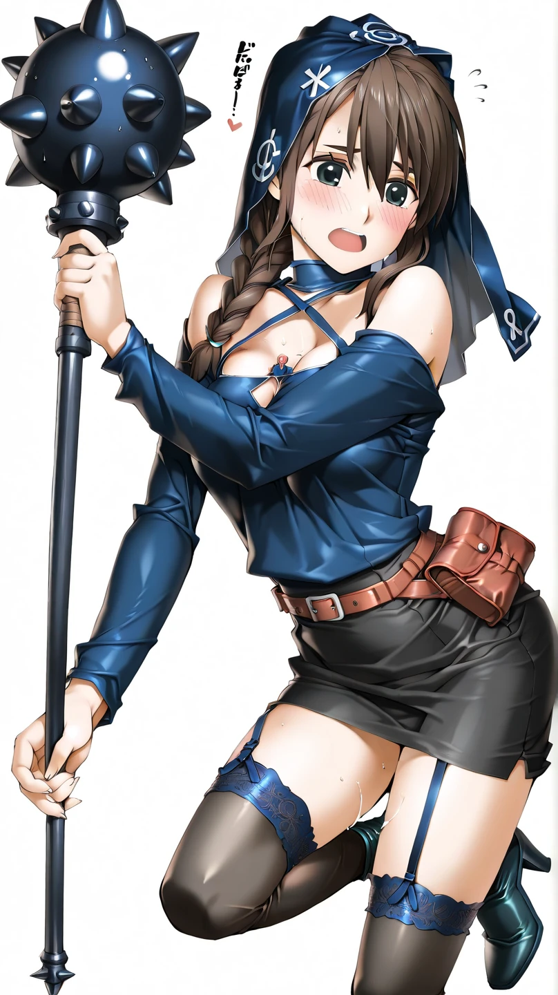 (absurdres, 8k, 4k, masterpiece, hyper extreme detailed:1.2), solo, 1girl, side view, perfect face, 1girl, portrait, looking at viewer, solo, standing, Female, toned body, mature female, large breasts, america, american, friendly, hero, heroic, kind, brave, , american flag, patriot, patriotic, blonde, messy hair, long hair, blue eyes, smile, jean shorts, ponytail, wide eyes, baseball cap, perfect anatomy, messy hair, hair covering forehead, swept bangs, 1girl, solo, Blue sky, red, white. blue, shorts, messy hair, perfect anatomy, blonde hair, wide smile, happy shorts, american bikini, america bikini messy hair, bound, bondage, (arms behind back:1.4), bdsm, tape gag, tape, tape bondage, restrained, taped thighs, taped legs, legs together, tape wrapped, wrap gag, shorts, t-shirt, messy hair, short, large bust, angry, large breasts, big breasts, forward view, shibari, bondage, bdsm, rope, half body,