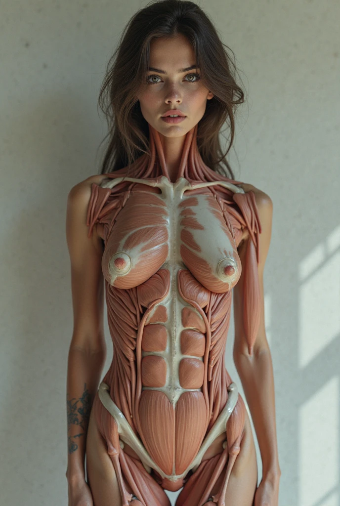 nsfw, (masterpiece, Highest quality:1.2),((Photorealistic:1.1)),(((alone:1.5))),((alone:1.5)), ((Perfect Anatomy:1.4)),((Young Woman)),((1 teenage female:1.5)),Black Hair,Short Bob,Perfect Eyes,((View your viewers:1.4)),((Horizontal Angle)),((Straight:1.4)),((View from the front:1.4)),Shooting from the front,Front lighting,((Small breasts:1.4)),((Shapely breasts)),(Muscular:1.1),((Don't cover your crotch:1.4)),((Coral Cod Lip)),((squat:1.3)),((Spread your legs wide:1.3)),((Place your hands on your hips:1.4)),((Hold your head high)),Delicate and beautiful,((Detailed Hair))、((barefoot:1.4)),((Bare arms)),