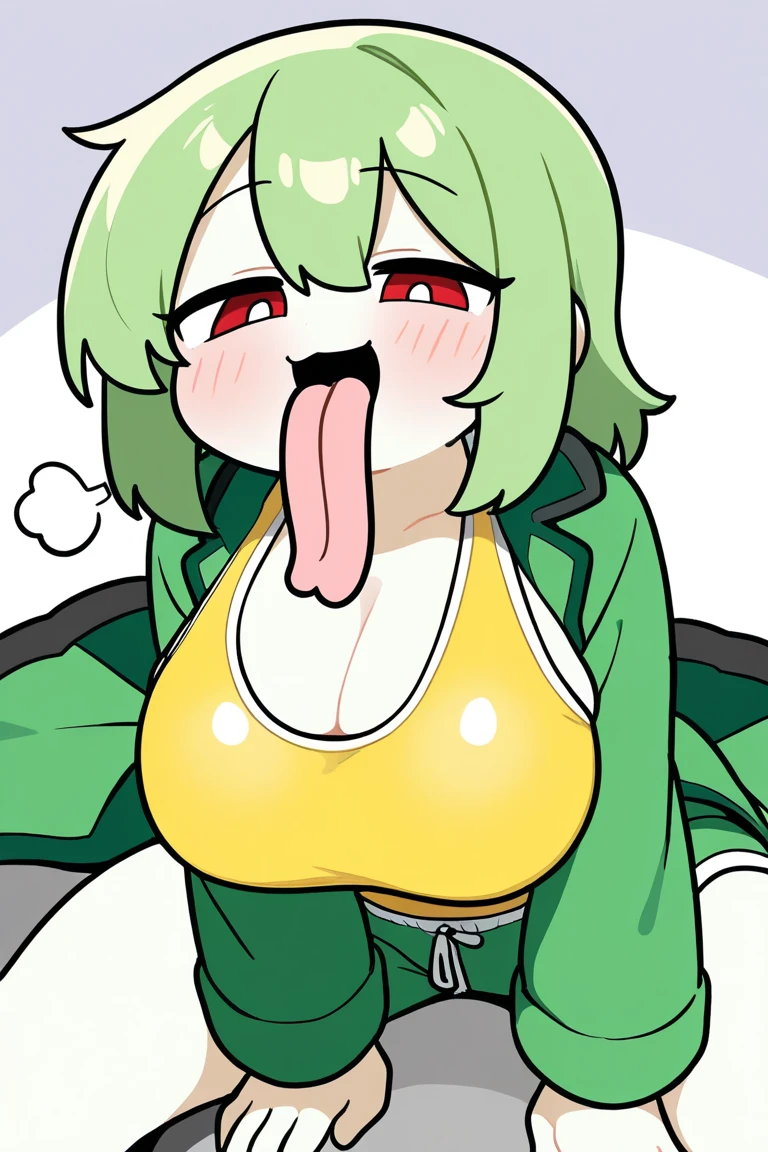 nsfw, open cloth, nipples, (POV, 1boy, faceless male, POV paizuri, paizuri:1.4), (trembling, motion line:1.4), hetero, best quality, high resolution, upper body, from front, 1girl, (huge breasts:1.2), lucoa, closed eyes, LONG HAIR, MULTICOLORED HAIR, SMILE, BASEBALL CAP, GREEN HAIR, BLONDE HAIR, DRAGON HORNS, DRAGON GIRL, GRADIENT HAIR, BLUSH, PINK HEADWEAR, CLEAVAGE, BLACK TANK TOP, WAVY HAIR, closed mouth,  (heart spoken:1.2), (cum:1.6)