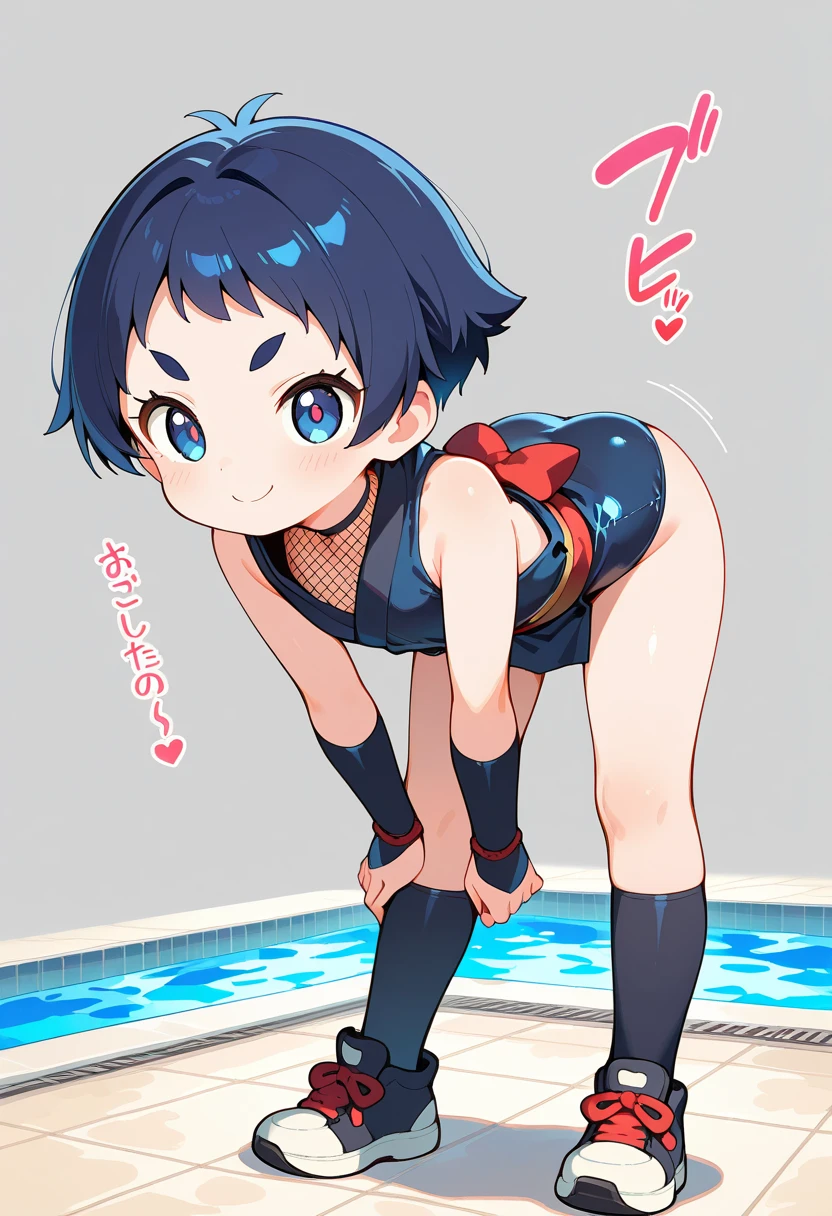 (masterpiece:1.3), (ultra detailed:1.2), beautiful detailed eyes, ultra-detailed,
ceiling, sit astride, girl on top,
very long twin tails, brown hair,
flat_chest,
((school swimsuit)), Highly detailed glossy skin, Dark blue one-piece swimsuit, (Swimsuit with wet and shiny details: 1.2),
Wet and shiny thighs, evil grin, Crab crotch, Extensive_feet,