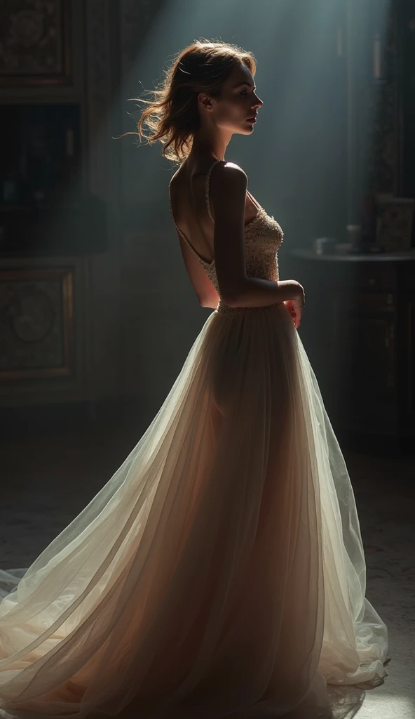 1 blonde girl, cute face, perfect face, beauty face, thin, big breasts, wide hips, tight wedding dress, cleavage, beauty eyes, blue eyes, kneeling, praying, lustful smile, look of desire and lust, inside a chapel, showing her butt,