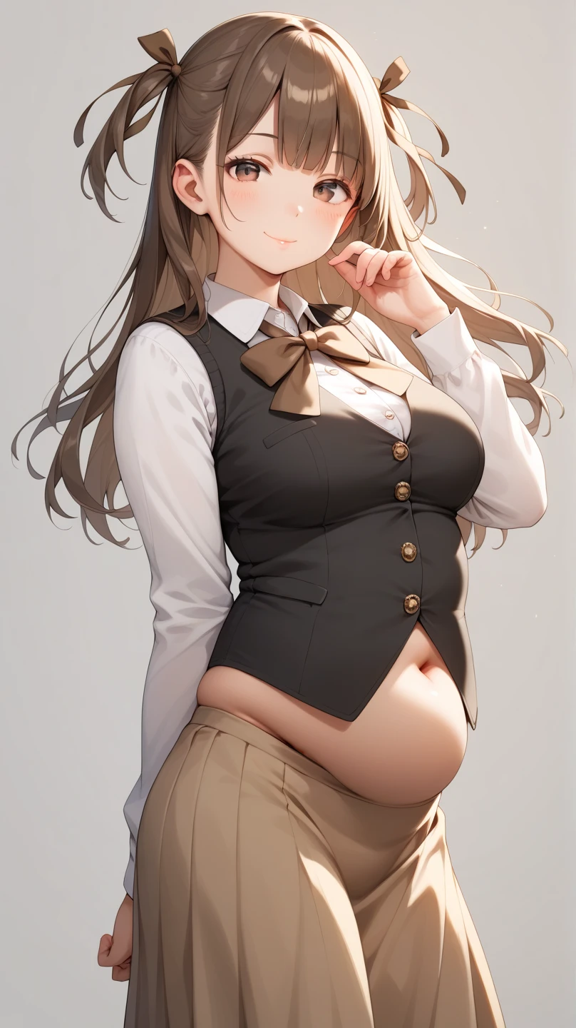 Score_9, Score_8_up, Score_7_up, Score_6_up, Score_5_up, Score_4_up, source_anime, anime style, 1girl,european hare \(kemono friends\), female, anime coloring, aged down, cute, horny, excited, aroused, heavy breathing, pregnant, after sex, after vaginal, cum drip, orgasm, motion lines, cleft of venus