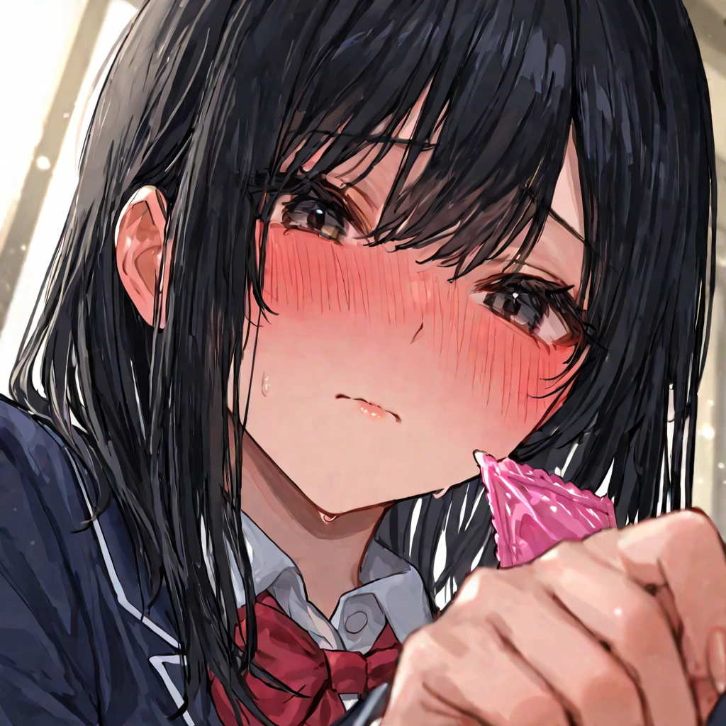 (Unity 8K Wall Pace),(Highest quality),(High resolution),(Very detailed),(Perfect Anatomy),(Beautiful attention to detail),(Very detailedベニス),(masterpiece, Highest quality), Browsing Caution,(1man,1girl),(Facial:1.8), BREAK Japan,Girl,5 years old,(Not cute),((scared:1.8)),Black Hair,(pixie cut),short hear,,Japanese ,Navy Blue Blazer,Pleated skirt,White socks,Sit in front of the audience,Staring at the audience,(hand job:1.5),Grab your penis, BREAK Small penis,(Viewer's penis),Realistic penis