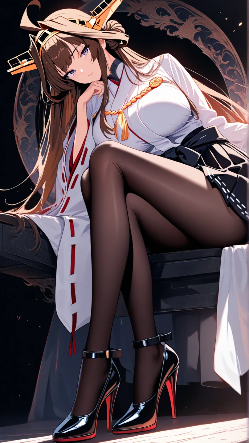 (8k, top quality, masterpiece: 1.2), (actual, lifelike: 1.37), ultra high definition, Final Fantasy 7 Remake'Tifa Lockhart (Tifa Lockhart) Sit on a date in a sophisticated cafe in the cityscape。a detailed portrait,With beautiful and delicate eyes and a red nose,Makes you look cute and . She wears single Elbow pads, ankle boots, a black skirt, black stockings, Red boots, and elbow gloves, Elbow pads, and fingerless gloves. Her outfit includes sports, Slip dress, Raise your legs high, and white vests. Rest your head on your hands,Visible all over the body, Reveal a beautiful face, Long hair tied low, and lips. Professional lighting is used on site, Photon mapping and radiosity, Create a cyberfuturistic atmosphere in the style of Tetsuya Nomura. Background with flowers and bokeh effect. Tifa smiled slightly,Shut up.