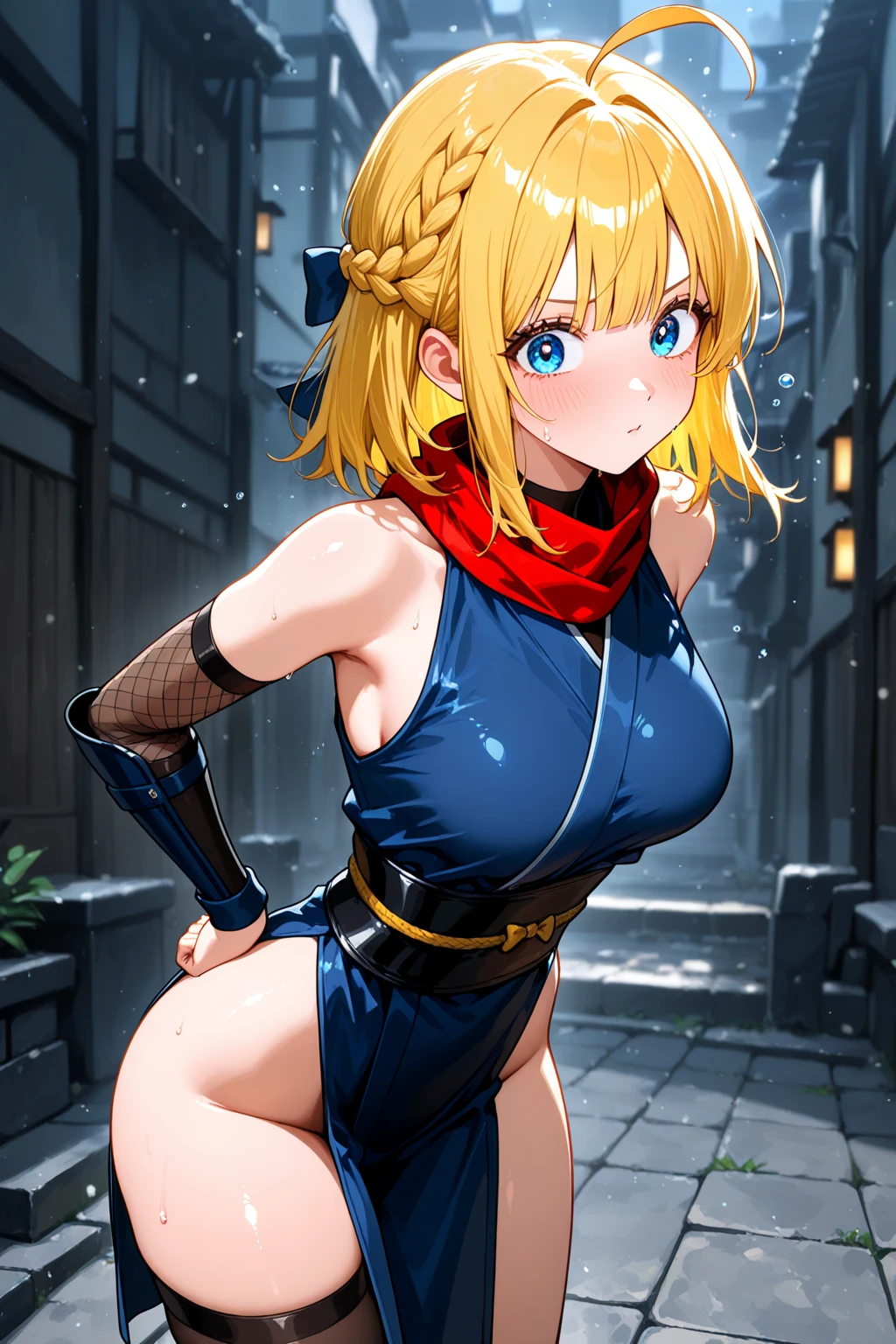 ((Top Quality, 8k, Masterpiece: 1.3)), solo, 1 menina, Kohaku, de costas, de joelhos, (sexy, cleveage:1.4), Menina bonita: 1.4, (cabelo muito curto, seios grandes: 2.0), Rosto ultra detalhado, olhos detalhados, 二重まぶた, Selfie, ,(mamilo duro pequeno bonito: 1.3),(pernas espalhadas:1.2),na cama de ouro,(pele brilhante:1.2), (deite-se: 0.8), (cabelo loiro: 1.5), (seen nipple head: 1.0),(thight clothes, 
loincloth:1.3)