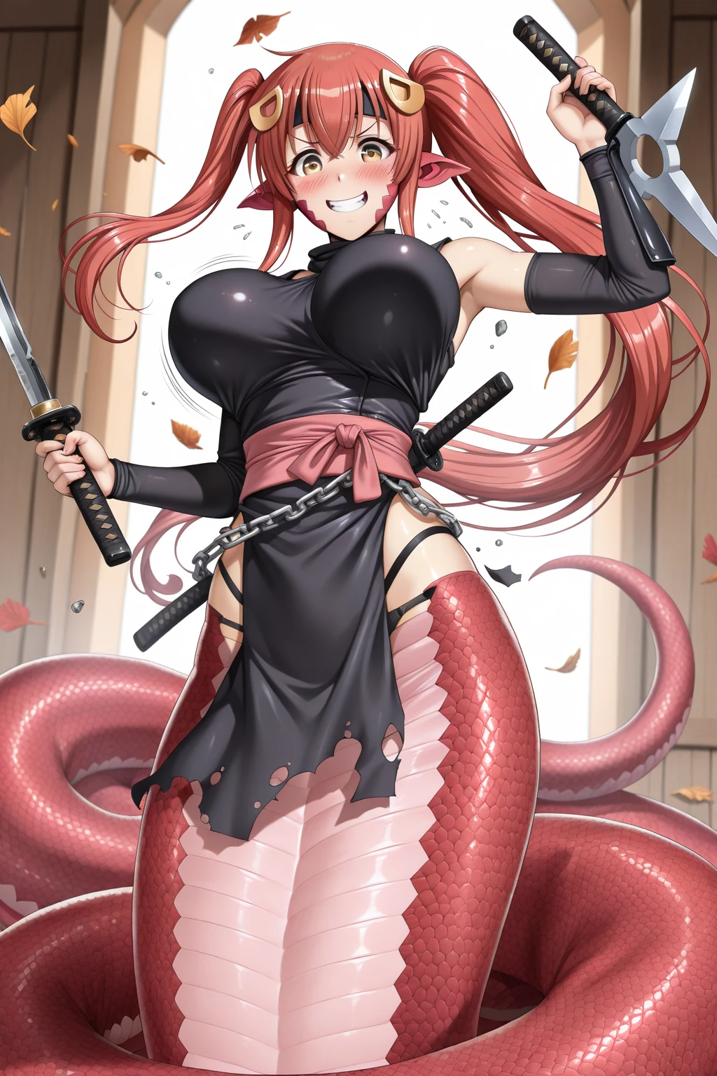 (((solo girl masturbating cumming orgasm))) female anthro Arachne, long fluffy hair, fluffy hair, Arachne, (big breasts:1.5), attractive,naked, puff_pussy, Lamia body, Lamia tail, thicc, freckles, freckles on face, sexual expression, smug eyes, (happy sexual expression, moaning with open mouth and tongue out viseble saliva, sweting body, wet body),lying down, pov from front and above, Lamia pussy, violet background, simple background, high heels (((saliva:1.8))) (((wet body:2.9)))