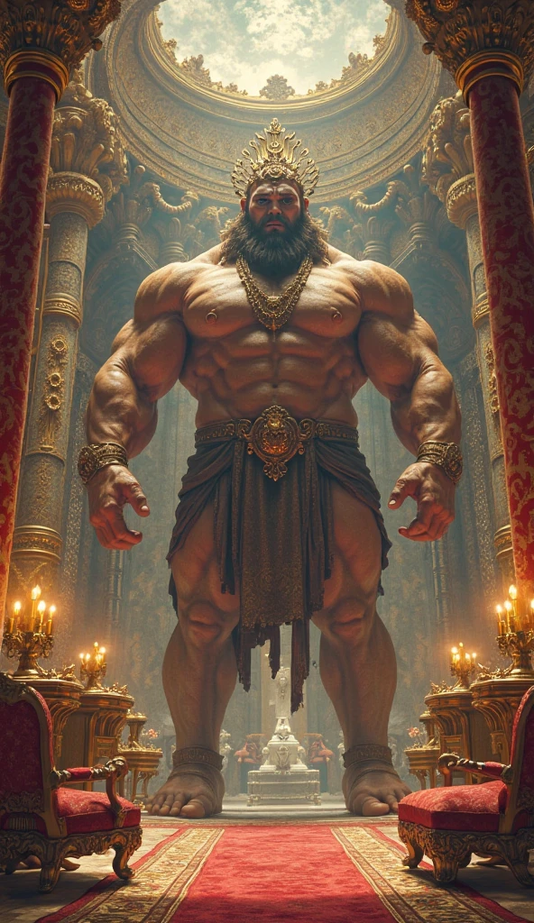 giant strong man terrifying biblical nephelims