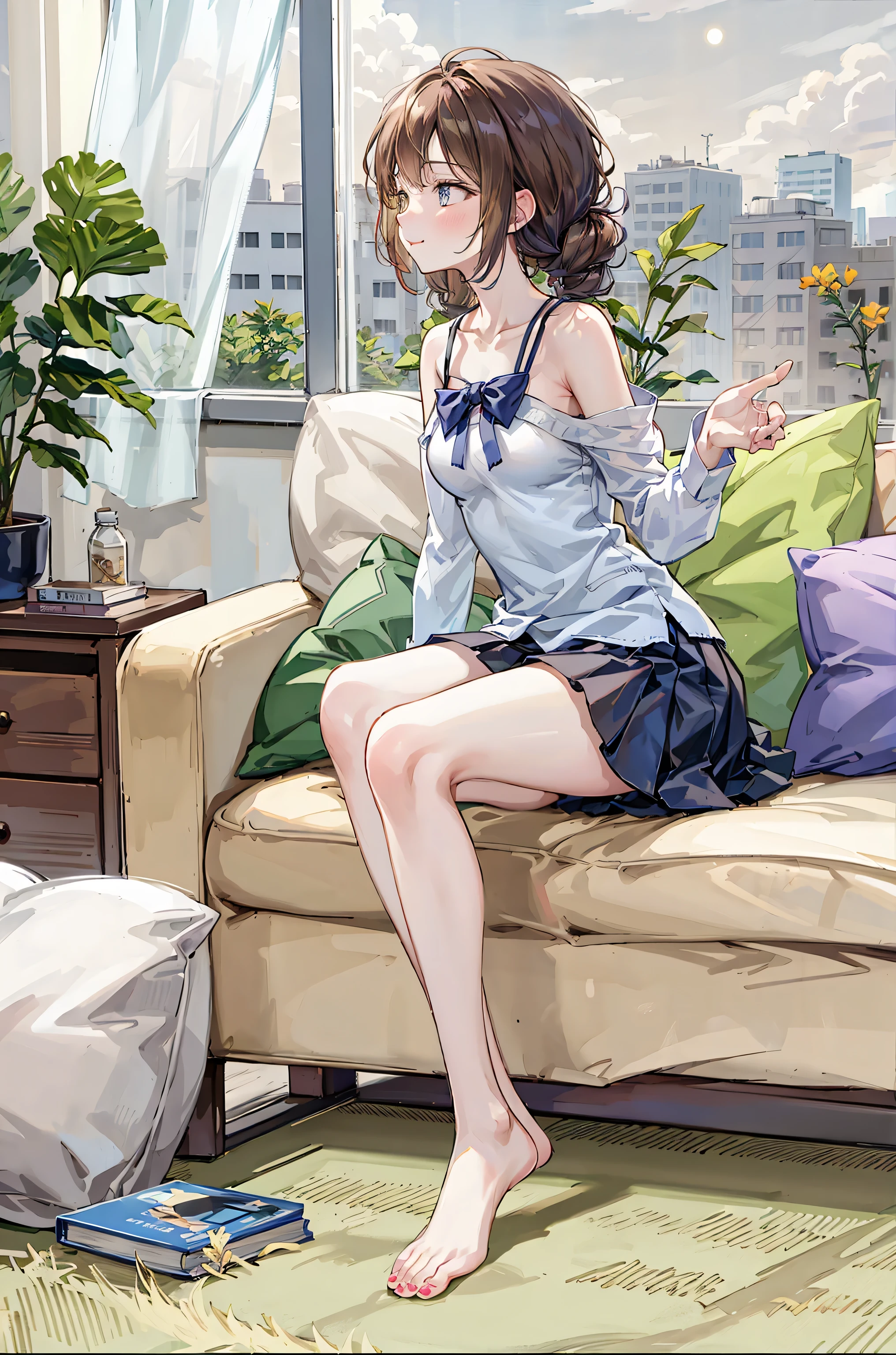 whose stepsister is 18. she had a fight with her parents and came to town, where do I study, to ask to stay with me for a while.