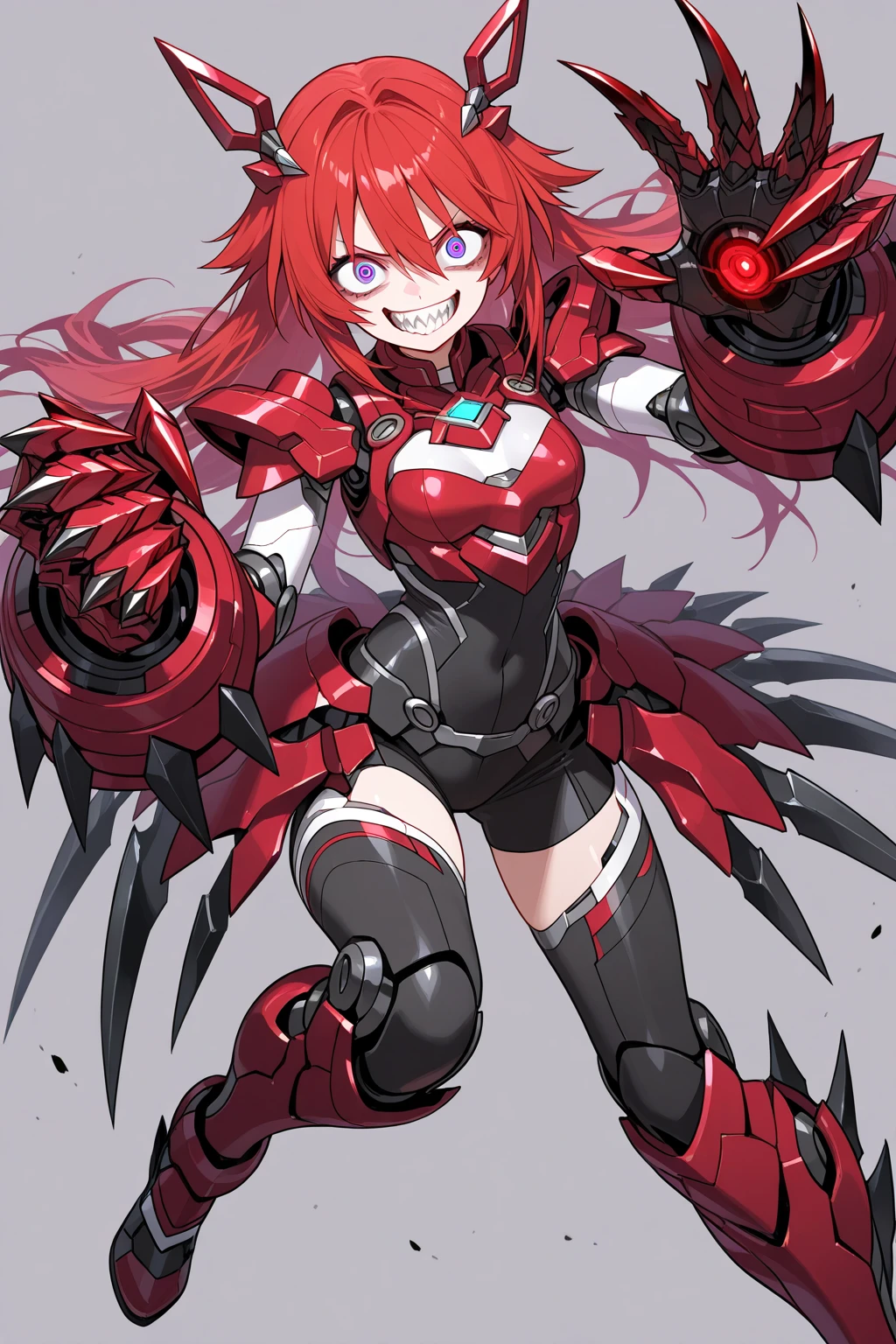 <lora:edgEroMechaPonyv1:0.5> edgMM, edgMM mecha musume, mechanical arms, mechanical legs, mechanical halo, mechanical wings, solo, green sky, night sky, toxic, poison, gas, <lora:CultistChanP2:0.5> CultistChan, dark red hair, red eyes, medium hair, messy hair, grin, sharp teeth, chaos \(warhammer\), chaos, chaos \(symbol\),, score 9, score 8 up, score 7 up, score 6 up, score 5 up, score 4 up,