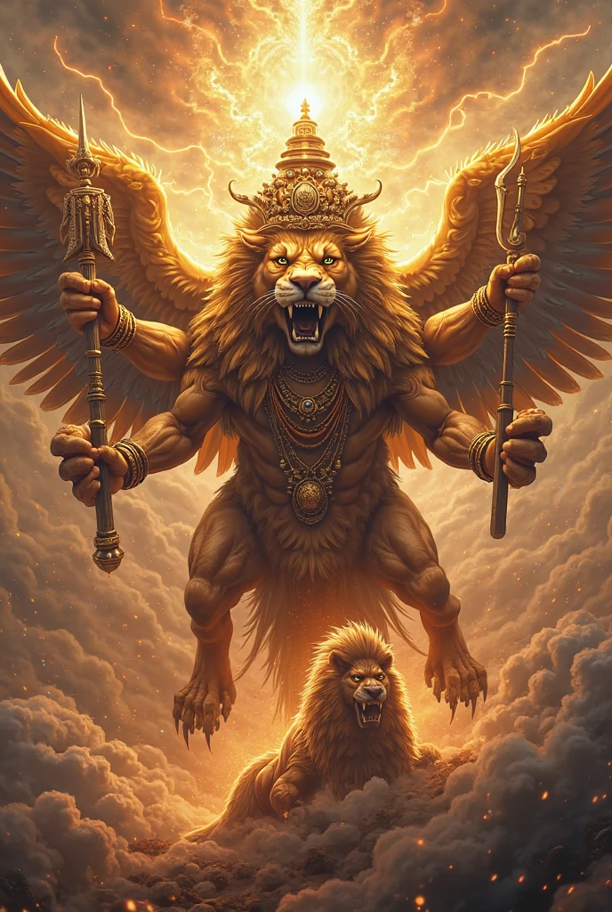 The Balinese version of humans with wings