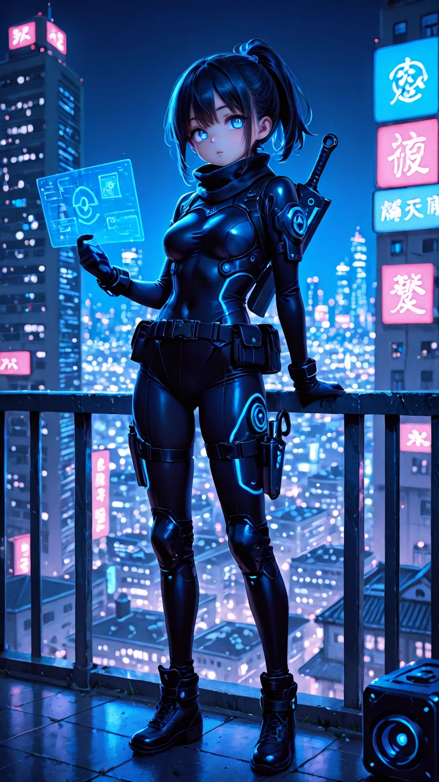 1girl, solo, girl, close up, futuristic outfit, neon samurai, very handsome cyberpunk samurai, cyberpunk samurai, ghost blade style, cyberpunk style, cyberpunk neon style, video game character, synthwave image, cyberpunk, concept art neon glow, moon, lantern, night, solo, outdoor, sky, full moon, rain, mountain, cloud, paper lantern, night sky, reflection,, {{(masterpiece),(extremely detailed CG unity 8k wallpaper), (side boobs), best quality,solo,cinematic lighting,detailed background,beautiful detailed eyes,bright pupils,(an extremely delicate and beautiful),(beautiful and detailed eye description),ultra-detailed,masterpiece,}}, detailed eyes, beautiful eyes, realistic eyes, beautiful eyes, perfect eyes, rear view, (Anamorphic rays, ramen shop), glow, depth of field