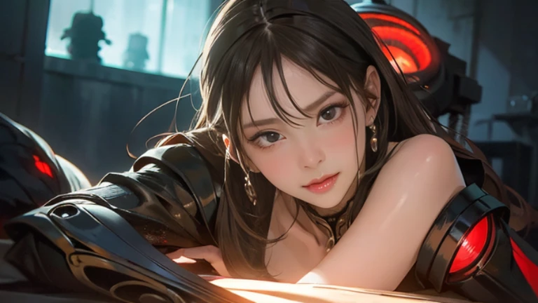 Best image quality, night, women in the back, men in the back, ancient ships of Greece, on board, old deck, old deck, collars with chains, bangles with chains, squatting, ropes, spectators, underwear, sad look, garter belts, stockings, wet skin, long brown hair, shiny beautiful skin, low angle