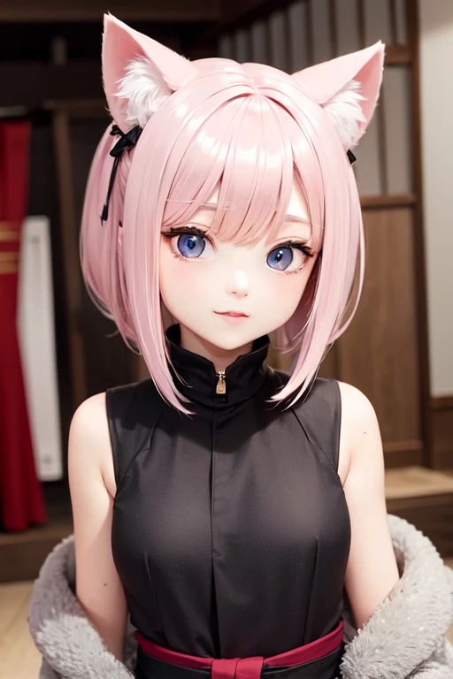 Oiran, There are also dolls with cat ears.., Anime Girls, eyes in the style of Nendoroid, Nendoroid eyes, style as Nendoroid, water color Nendoroid, Nendoroid, Nendoroid 3 d, Nendoroid, Oiran, She is very, Expressive Face, an anime Nendoroid of karl marx