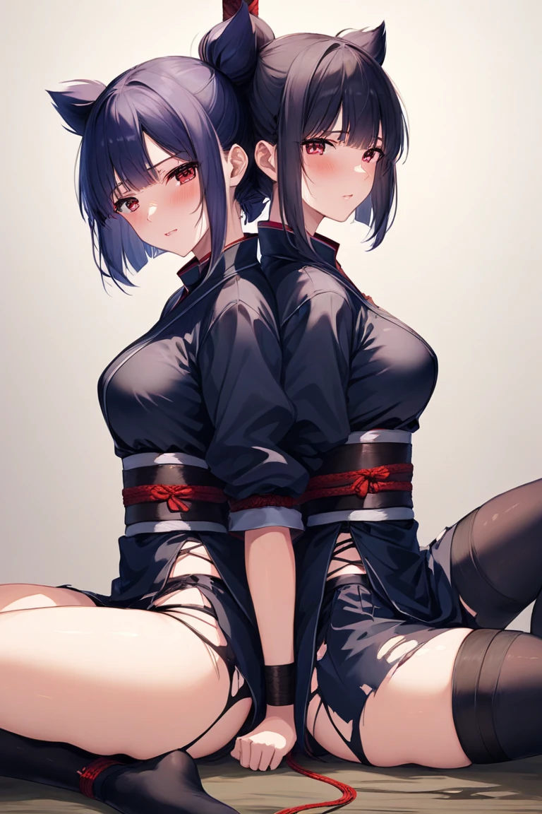  ,(Character Design, front,whole body、頭から靴までwhole body見える、standing position、Stinking eyes、、gradient hair、cheongsam clothes、chinese national costume、Dango、fox ears、Fox tail、too big butt、、thighs too thick、hip、full of sweat、wet and transparent skin、 ), 、short hair、big breasts、long breasts、、press your chest together、Pinching the hem of the skirt、Show inside the skirt、wet and transparent skin、very big breasts、Bun、show underwear、wavy hair、grab the hem of the skirt、、open your mouth and laugh，whole body、