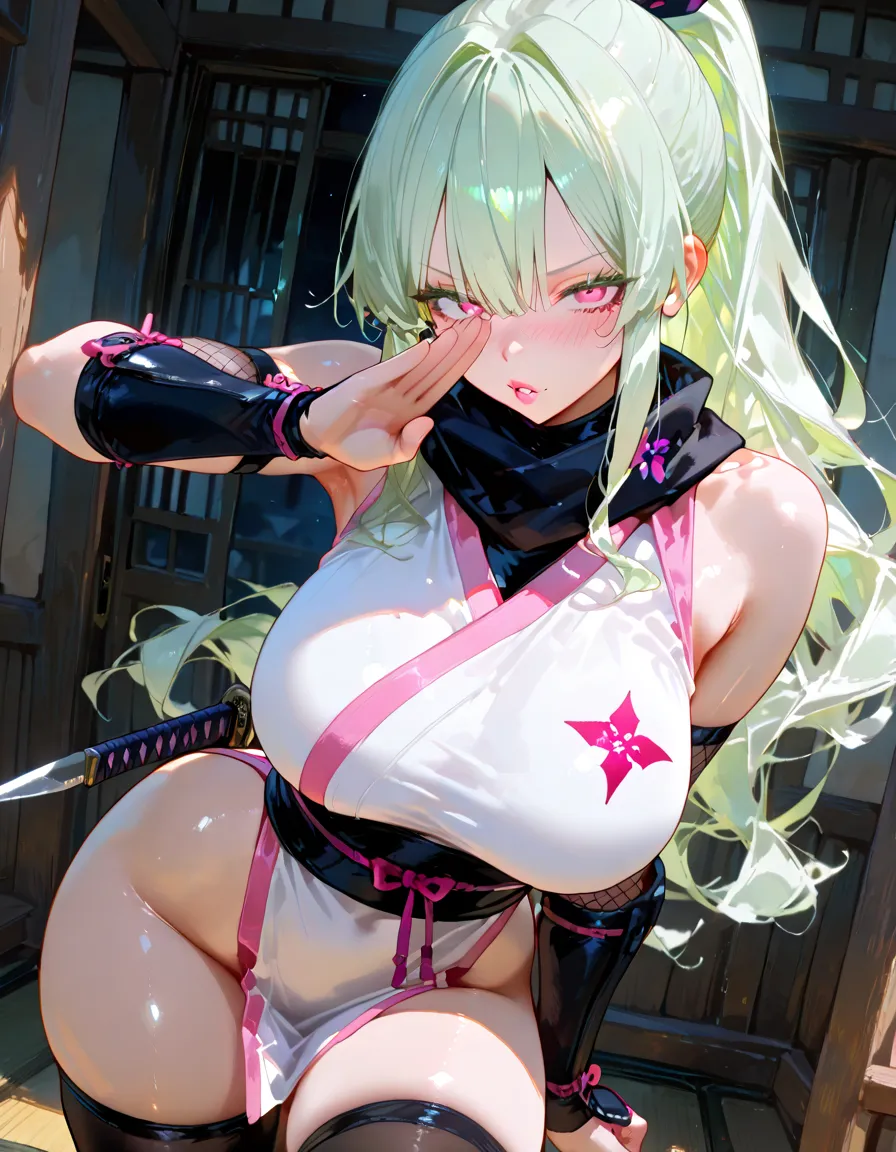 florencenightingale, <lora:florencenightingale-lora-nochekaiser:1>,
florence nightingale, pink hair, long hair, (red eyes:1.5), hair braid, sidelocks, folded ponytail, single braid, braid, braided ponytail,
BREAK belt, bikini, black footwear, black headwear, boots, garrison cap, gloves, green bikini, green gloves, green thighhighs, hat, layered bikini, microskirt, official alternate costume, purple belt, purple bikini, revealing clothes, short sleeves, skirt, swimsuit, thigh boots, thighhighs,
BREAK looking at viewer,
BREAK outdoors, beach,
BREAK <lyco:GoodHands-beta2:1>, (masterpiece:1.2), best quality, high resolution, unity 8k wallpaper, (illustration:0.8), (beautiful detailed eyes:1.6), extremely detailed face, perfect lighting, extremely detailed CG, (perfect hands, perfect anatomy),