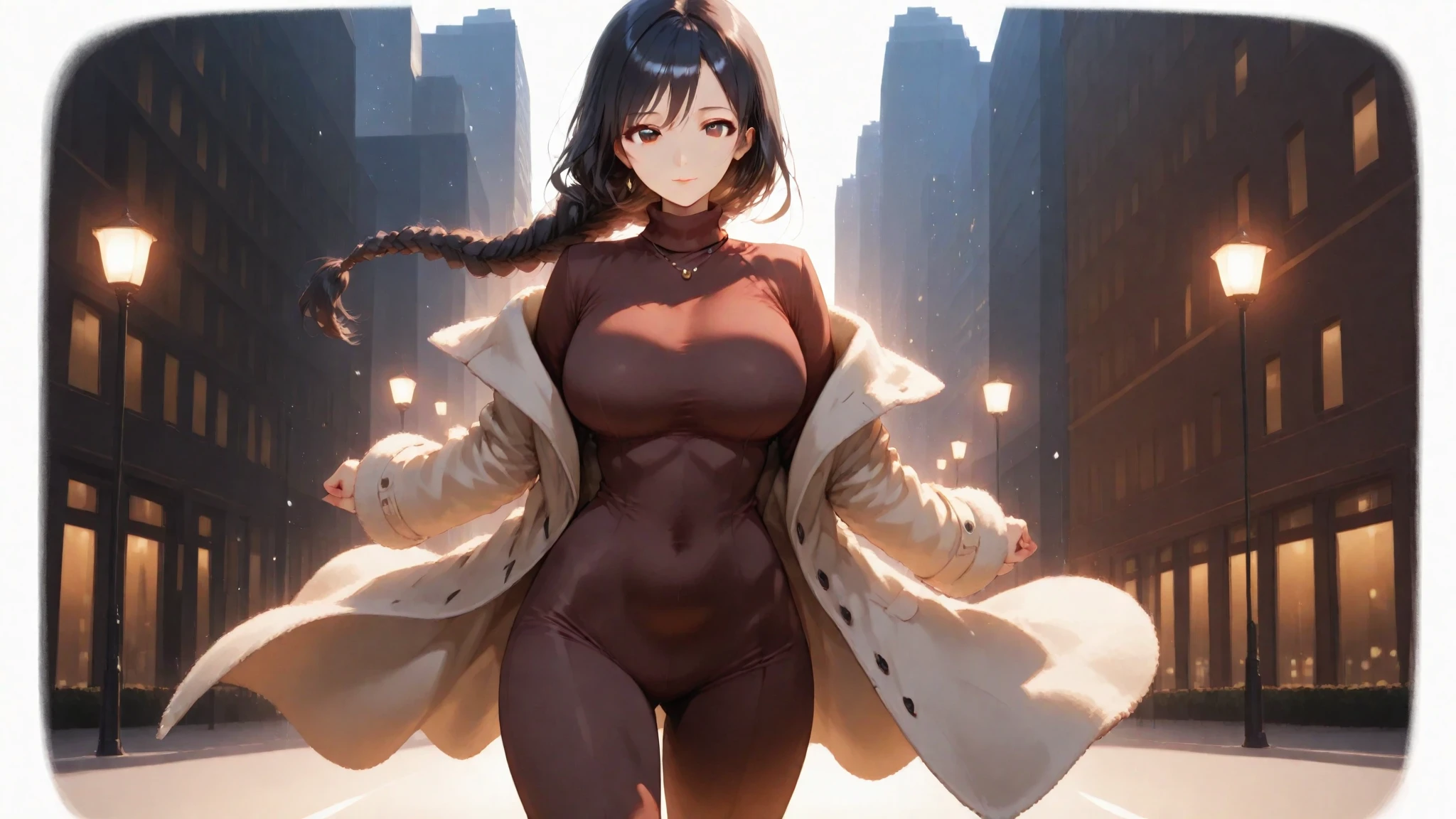 (masterpiece, best quality, super detailed, Best Shadows), (detailed context,) wider hip, bigger breasts, fesses plus grosses, Kale