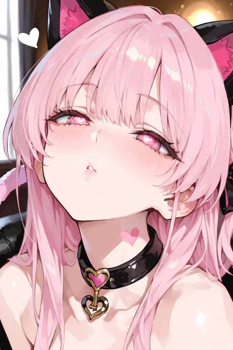one male and one Girl with pink hair, long double-tailed hairstyle, ((small pink bushy eyebrows)), dressed in lolita clothes, marked ??????, lolicon (Zankuro) drawing style by zankuro artist, ザンクロー style, image uploaded to R34, girl sucking ????? cum bubbling out her mouth, delicately holding the testicles, in a street, girl giving a blowjob to male, close up