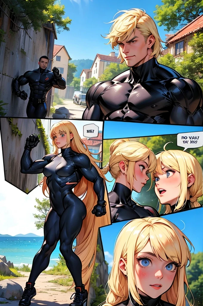 score_9, score_8_up, score_7_up, source_アニメ, 1girl, starandstripe, grin, looking at viewer, muscular,blush, antenna hair, domino mask, Use a city as the background, (((Big Breasts))),(((Large breasts)))vagina,Completely naked,Arms behind head,Squat positions,Sweaty,steam,(((bukkake))),(((Bukkake on the face))),(((A lot of bukkake))),More than one person,(Fat man exposing his penis),bukkake