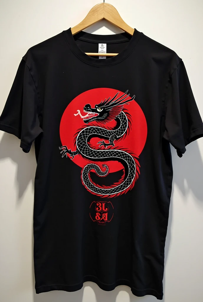 ((dragon),(fire),(chinese style),(t-shirt))