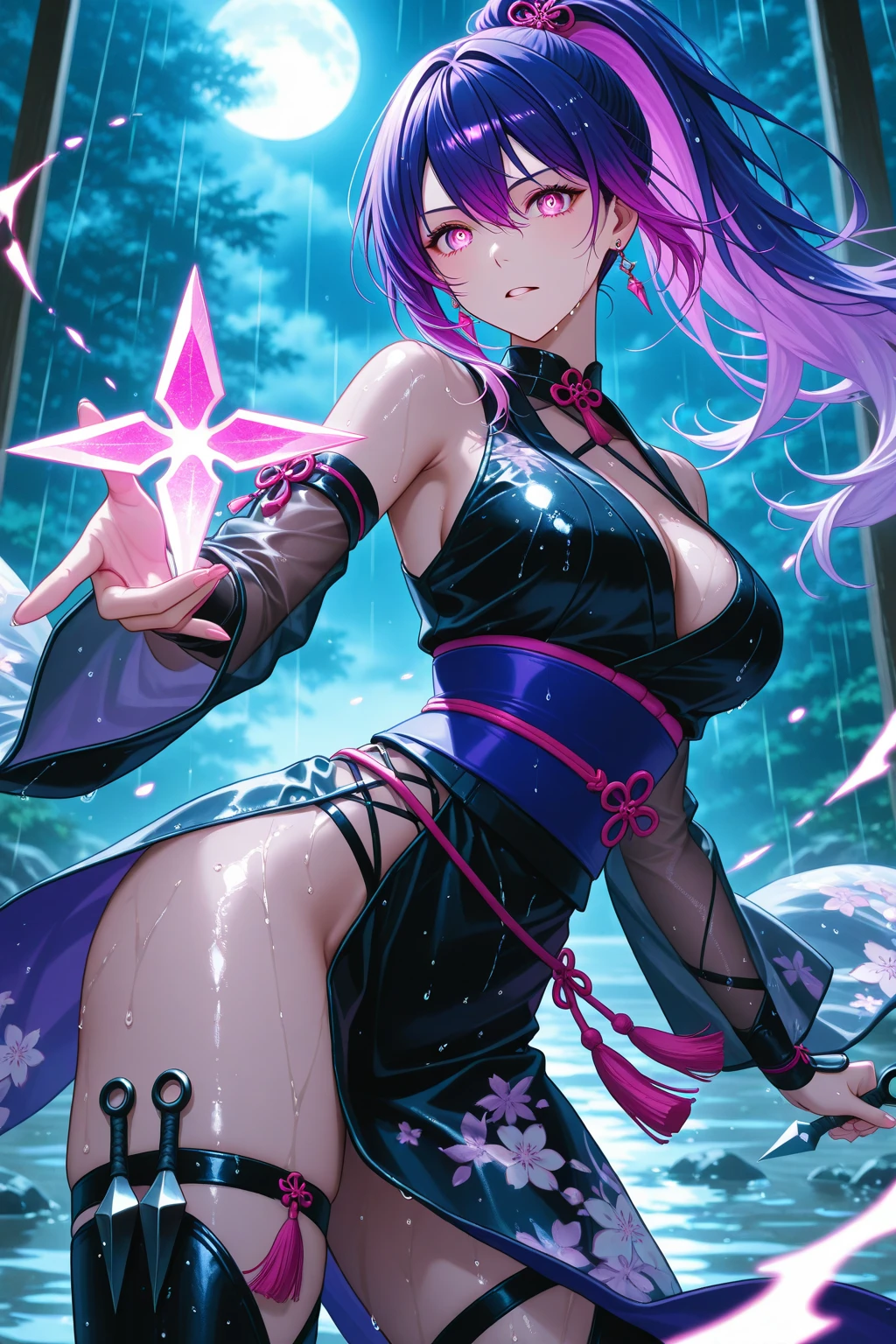 A puppet girl with purple runes engraved on her body
