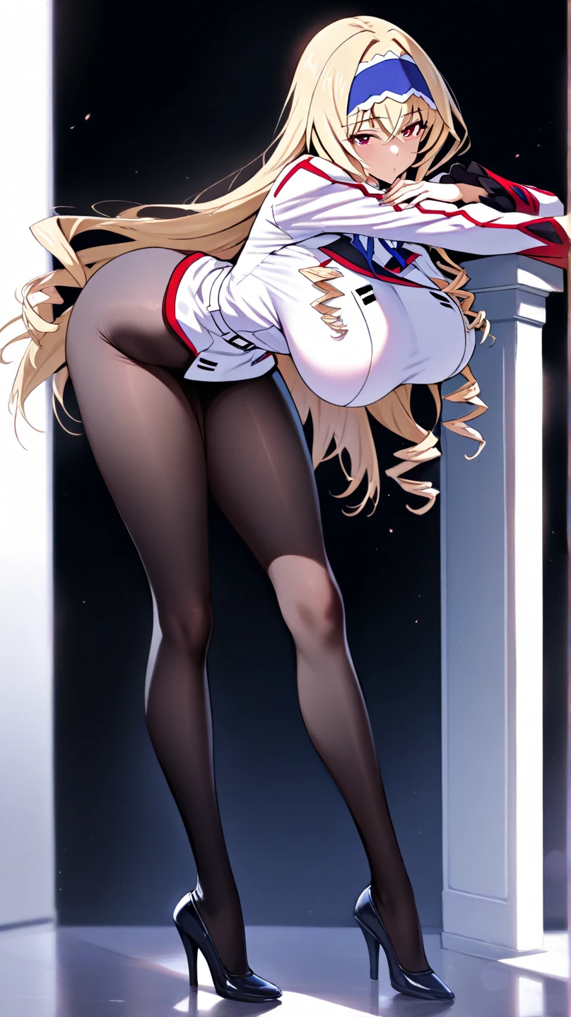 anime girl in black stockings and a black hat laying on a bed, anime barbie in white stockings, at pixiv, from girls frontline, top rated on pixiv, wearing in stocking, zerochan art, azur lane style, fullbody commission for, pixiv 3dcg, zerochan, sfw version, pixiv, fine details. girls frontline