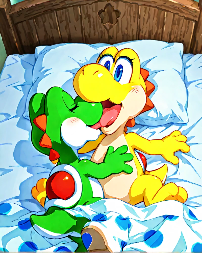(feral male green yoshi), human male score_9, score_8_up, dream prompt:score_9, beautiful, detailed cute face, blushing, shocked expression, reverse cowgirl position, looking surprised, looking back, crying, grabbing butt, looking down, male/female, sex, crying, sex, vaginal, cum, impregnation, looking scared, screaming, deep penetration, sobbing, saliva ((closed eyes)), pov, forest, ((screaming))