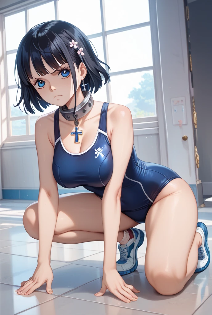 nadiaがCowgirlで性交する, ((realistic, highest quality, High resolution, real women pictures:1.2)), (((A 16-year-old high school girl wearing a navy blue school swimsuit:1.7)), (navy high neck school swimsuit:1.4), (slender body shape:1.9), Cowgirlで性交する, ((anatomically correct:1.2)), (She is wearing a navy blue school swimsuit whose fabric is too thin..:1.1), 膣に陰茎を挿入するCowgirlポーズ, curved body, 大きく股を開いてCowgirl, (A high neck swimsuit that was wet and too close to the skin:1.1), one piece swimsuit, Detailed depiction of the vagina, beautiful thighs, penis thrusts up vagina, nose too small, toned abdominal muscles, 16 year old beautiful girl has sex with her clothes on, saddle, Cowgirl, tears, Girl straddles guy, (normal limb), Too cute small face, sensitive nipples, The whole body is wet with sweat, (hands tied behind one&#39;s back:1.9), Don&#39;Don&#39;t show your nostrils, realistic, lips slightly open, (anatomically correct:1.2), A guy inserts a penis into a girl, nadia, (inside the classroom:1.6), short hair with bangs, (少女が男とCowgirlで性交する:1.7)
