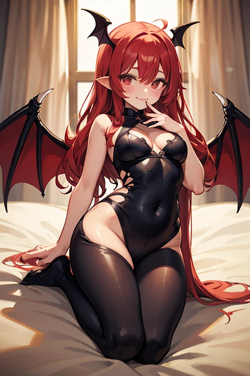 Anime - style image of a woman in black lingerie with wings, beautiful Succubus, Succubus in tight short dress, Succubus, devil anime girl, seductive anime girl, highly detailed art germ, Succubus in sundress portrait, devil girl, mika kurai demon, Drawn at Anime Painter Studio, Succubus | Medieval, ! dream art germ, Also