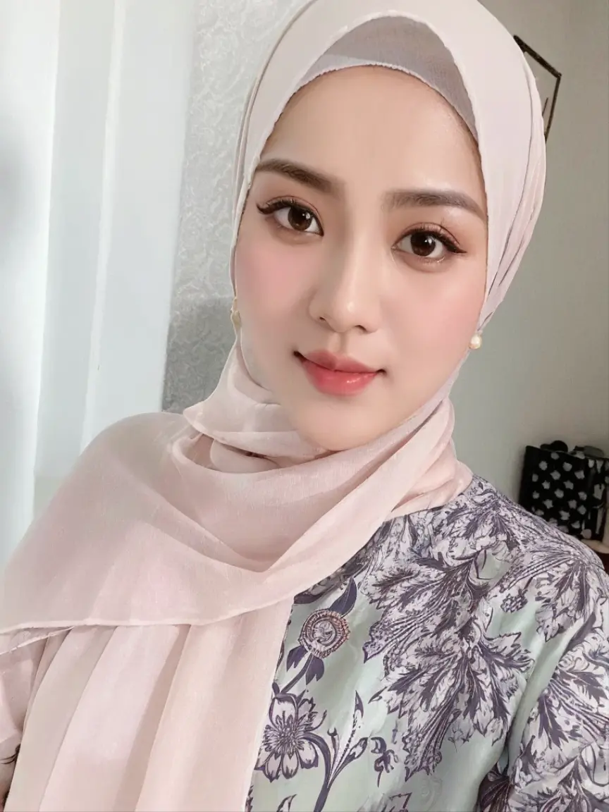 ((Best quality, 8k, Masterpiece :1.3)), huge breasts :1.3, slender figure :1.1, muslim woman in pink hijab sitting in a car, pastel pink skin tone, pastel pink, pink pastel, dilraba dilmurat, hijab, zenra taliyah, faridah malik, smooth pink skin, ((pink)), pink girl, pink skin, beautiful image, attractive girl, pink face, handsome girl, with cute - fine - face, sakimi chan, ultra-detailed face, detailed lips, detailed eyes, double eyelid