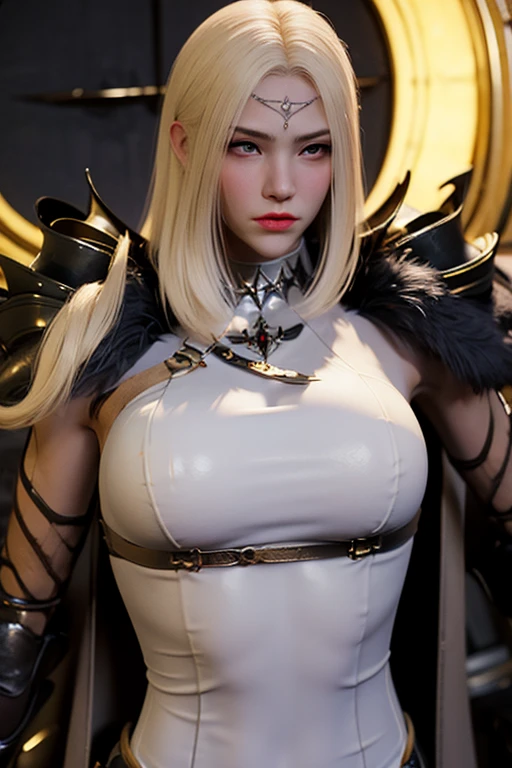 A BUSTY MILF, CLOSE UP UPPER BODY,SOLO, ((DRAGON MECHA HORN)), (GIGANTIC FAKE BOOBIES,CLEAVAGE TOP,11 LINE ABS:1.5), ((WEARING OUTFIT WHITE,RED,BLACK DRAGON MECHA SKIMPY TRANSPARANT ARMOR:1.5)), (MUSCULAR BODY SHAPE:1.5), (CLEAN GLOSSY BODYSKIN:1.5), (LOOKING AT VIEWER:1.6), (BACKGROUND FUTURISTIC SPACE STATION:1), (PHOTOREALSITIC:1.4), (ULTRA-DETAILLIERT), (TOP-QUALITY), (BEST SHADOWS), BRIGHT LIGHT IN ROOM, HYPER TEXTURE, (4X MSAA), ((UNREAL ENGINE 5 RENDER)), (NEON), PHYSICALLY-BASED RENDERING, ULTRA HIGHT DEFINITION, 16K, 1080P.