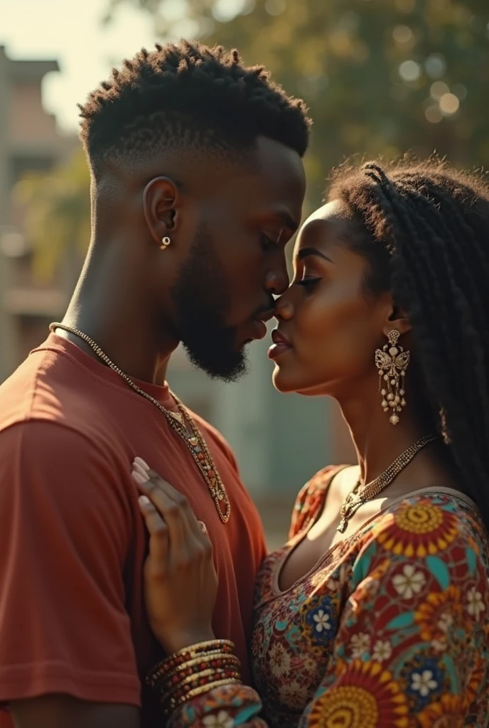 Ronald kissing spice Diana musician of uganda 
