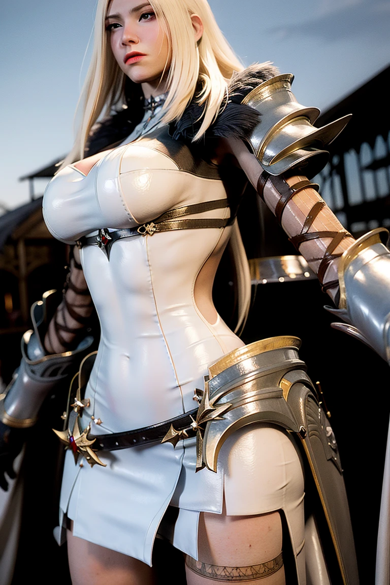 ((Unreal Engine 5)), Realistic Rendering, Excellent, (Full royal armor:1.2), (breastplate), (helm), looking on camera, 1girl standing on studio, beautiful face, (kpop makeup), CGImix, (photorealism:1.2), ultrarealistic uhd face, (hugefaketits:1.4), (gigantic breasts:1.2), (muscle abs), (big butt), (wide hips), (thick thighs), slim waist, hourglass figure, half body, ((glowing skin)), ((shiny skin)), Realistic perfect body, ((she is sexy body)), ((clean skin)), photorealistic, bokeh, motion blur, (background blur:1.4), masterpiece, highres, 1080P, super detail, textured skin.