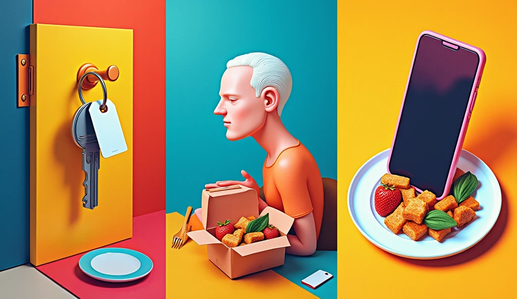 10 different full body eating postures 