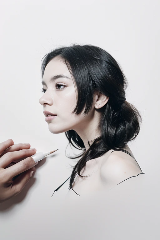 photography of a handsome Chinese woman in the dark room.
<lora:koreanDollLikeness_v10:0.35>,
<lora:south_v1:0.2>,
8k, RAW photo, (ultra high res), ultra detailed, ((physically-based rendering)), best quality, solo focus, looking away,
(realistic, photo-realistic:1.4), (high detailed skin:1.6),(pose:1.4), (perfect face),
(long shot:1.6),(fujifilm xt3:1.4),
beautiful detailed eyes,
(buzz cut hair:1.5), gray short hair,
(white tank top:1.5),(muscle),(tattoo on forearm:1.4),
(global illumination:1.2), (neon lights),(low key light:1.6),(studio light),(monochrome:1.6),(cigarette:1.5),
(vivd colors), (indoor), night, dark, (film noir:1.3),(dark room:1.4),