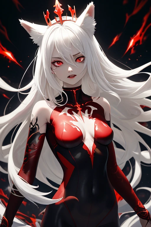 Beautiful anime style spider girl with long hair,((下半身はspiderの体である)),(((White Hair)))Long one curl hair,(((Highest quality)))Transparent Hair,Frowning face,Sad eyes,(((Brown eyes))),Beautiful woman of sadness,(((A well-defined, glamorous body)))Tight waist,Big Breasts,(((spiderの糸を巻いて着ている)))Beautiful and radical girl in radical tights suit,Oily skin,(((Sexy pose))),((Walking)),(((detailed)))Full Body Shot,spider,Countless threads wrapped around the body,(((background)))fog,Red Moon,in the forest,Dark Cave。
