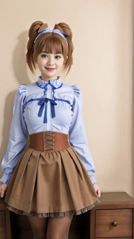 Real photo, short hair, ((Collegiate style, kawaii colorful bracelets, kawaii infantile)), She has light Brown hair, dress kawaii, kawaii 's fashion ,kawaii fashion, kawaii Small blouse, She's in the poor house, detailed skin, (authentic image), stylish clothing, pronounced shadows, cinematic take, expressive lighting, beautiful, sculptural details, high resolution, (realistic image), vivid texture, visual journey, (raw image), sharp clarity, by Lee Jeffries, Nikon D850 camera, film stock photograph, Kodak Portra 400 film, f1.6 lens, rich colors, hyper-realistic texture, dramatic lighting, Unreal Engine, trending on ArtStation, Cinestill 800, an aperture of f/5.6, a shutter speed of 1/500s and an ISO sensitivity of 400, in a realistic and detailed style, professional macro photography, attractive, soft and diffused lighting, amazing depth of field, shot from a low angle, filmed with Lumix GH5 (cinematic bokeh, dynamic range, vibrant colors),