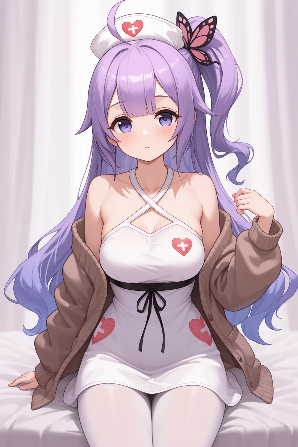 {{{NSFW}}},(masterpiece:1.2),(ultra quality:1.2),(ultra detailed:1.2),(ultra-high resolution:1.2),(very fine 8K CG wallpaper:1.2),Mejiro McQueen \(umamusume\),{1 girl,beautiful girl,cute,smile,kawaii, lovely,blushing,playful expression},sharp focus,oily skin,beautiful detailed hair,glossy hair,(wear gym uniform:1.5),(lying on the bed:1.2),wear buruma,perfect two legs,(spread two legs:1.2),,five fingers,(large breaths),beautiful detailed eyes,jewel like eyes,violet eyes, (two hands behind head:1.1),open mouth,armpits, solo,beautiful navel, looking at viewer,collarbone,earring