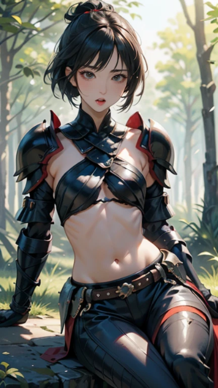 Ballet dancer in tight white tights, drops of sweat on the skin, muscular young man, large bulge, protruding codpiece 1,(1boy:1.5),13-year-old:1.5,teenager,femboy,Libido boy,Female physiognomy,(warrior), little boy,(((little boy,boy,???,??? only,,1boy,male gender))), (black hair:1.5,((spiky black hair with ponytail))),(((brown_eyes:1.3))),intricate eyes,beautiful detailed eyes,symmetrical eyes,big eyes:1.5,child's chest,((??? body,a little chubby,good anatomy,accurate body proportions,detailed shota body for young boy:1.3,perfect anatomy))), serious and thoughtful man,(nsfw),cute, ((gray revealing armor)),(red tights),(light armored armor on his chest and shoulders),((bright red panties),((revealing clothing:1.5,show skin:1.5)),(tiny bulge on panties),(((intricate outfit,intricate clothes))), (dynamic pose:1.0),embarrassed,(centered,scale to fit dimensions,Rule of thirds), ((snowy pine forest at night)),with dark stormy clouds,winter,scenery:1.25, (Glossy winter ornaments),highres,sharp focus,(ultra detailed,extremely detailed),(photorealistic artwork:1.37),(extremely detailed CG unity 8k wallpaper),(((vibrant colors,vibrant theme))),(intricate),(masterpiece),(best quality),