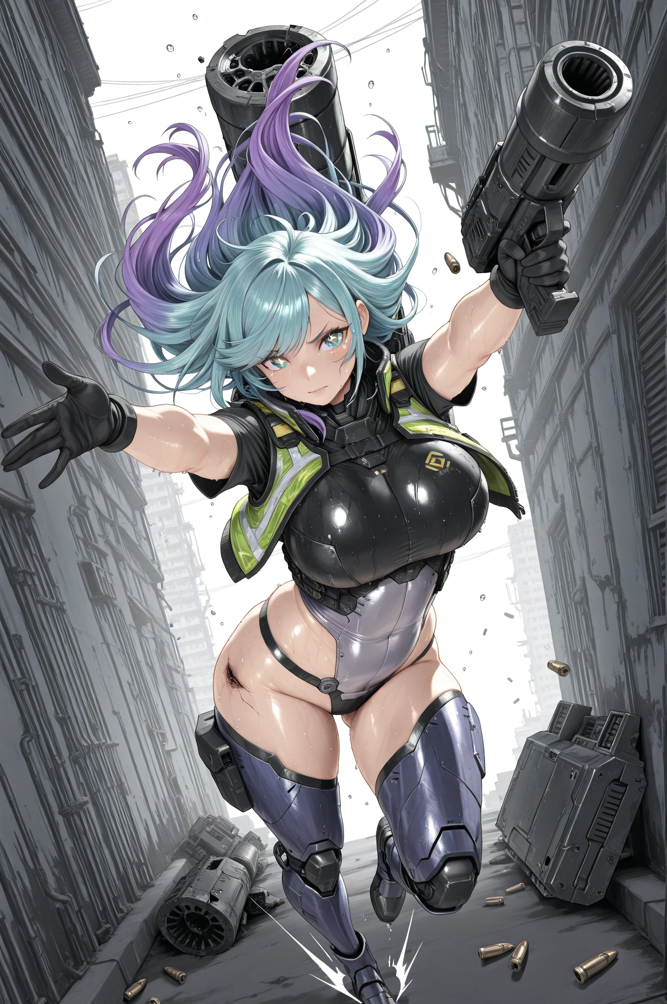 motoko_kusanagi, sac_2045, perfect body, abdomen, small breasts, anime