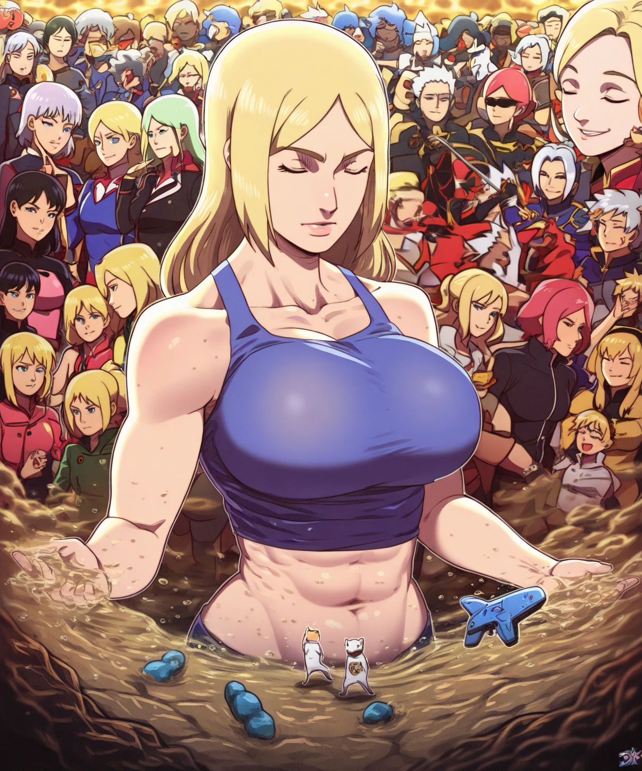 Female Combatant、Japanese girl、Close-up of a girl in a black leotard、Black glossy leotard、Black boots、Saiyan Girl, wonderful, Nano Girl, Female body type, Inspired by Hiromu Arakawa, Anime Manga Robot!! Anime Girls, Fubuki, Full Body Suit, by Hiromu Arakawa、wonderful, silk, Beautiful and attractive anime teen, Anime Girls of the future, tears,Drooling,Pee,Sweat,Tongue out,incontinence,Peeing、Estrus、Eyes wide open,Estrus,Blushing,Nipples are erect,Face is hot、Lust、Pierced by a sword、The sword is bloody