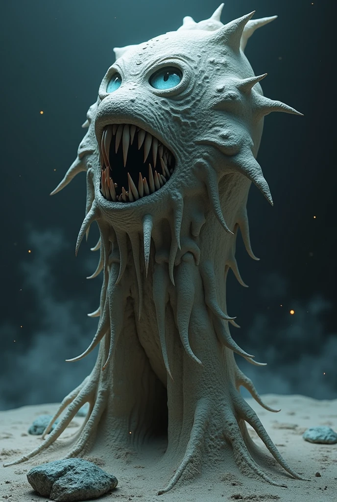 (((creature with a spectral and ghostly appearance)). Her skin is pale, almost translucent. His eyes shine with a bluish glow, he wears dark, torn clothes that float around him, as if permeated by an aura of mourning. Its appearance is complemented by details such symbols of mourning and gothic elements, further emphasizing its dark air. is portrayed as a haunted and tormented entity,{creature},face pretty face,extremely detailed,intricate details,eyes extremely detailed, high detailed eyes,16k resolution, realistic humid skin,extremely intricate details,Epic Realistic,face anatomically correct,Ultra HD,HDR, natural skin textures, hyper realism,realistic skin texture, hyper detailed,extremely Realism,Ultra Detailed,body logically correct,pixar movie still, pixar movie screenshot, frame from pixar movie, animated movie still, still from the pixar movie, still from a pixar movie, disney pixar movie still, pixar movie scene, still from pixar movie, still from a 2001 pixar movie, pixar render, animated film still

