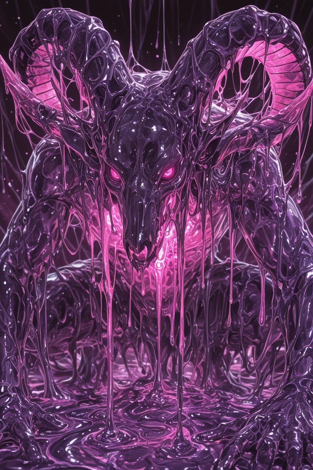black and purple dragon, commission for high res, weirdcore voidpunk fursona, pov furry art, commission art, male goo anthro tiger shark, oc commission, dragon vore art, commission, vore art, thick smooth thighs, faired skin, fullbody commission for, latex, black penis, male goo anthro dragon, sucking own penis, purple cum, wrapped in slime tentacles, black penis tentacles, mouth open, slime tongue, tongue out, black slime tentacles in ass, black slime tentacles in mouth, dripping goo, purple cum floor, alot of purple cum